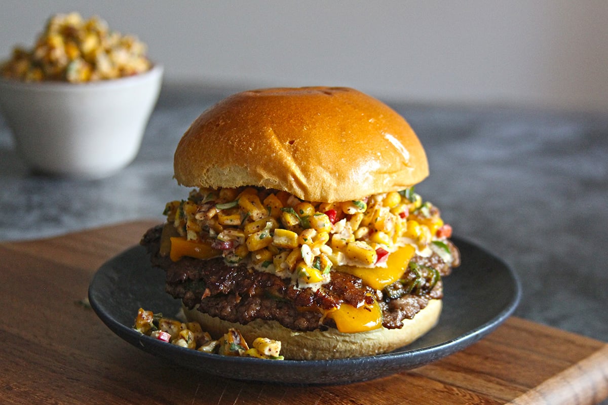 Spanish Corn Burger